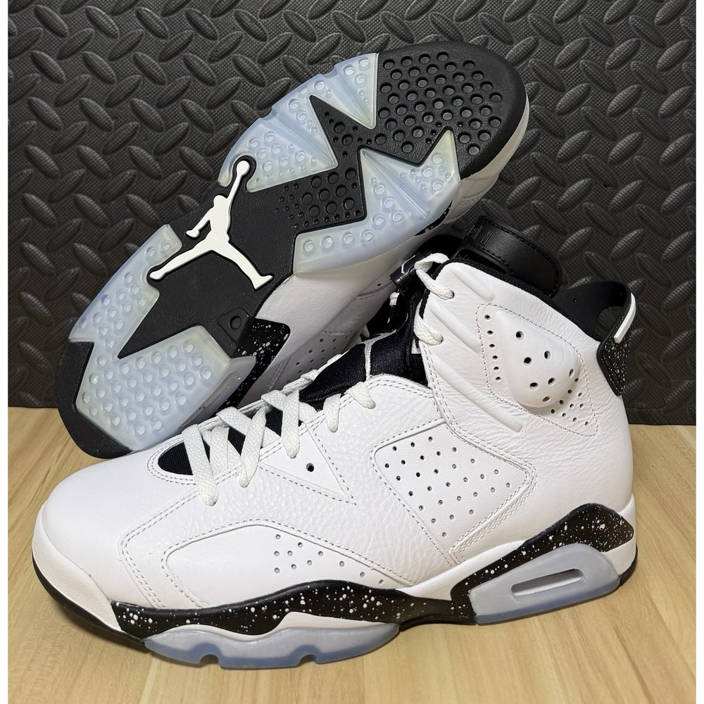 Nike Air Jordan 6 Retro Reverse Oreo White Black CT8529-112 Mens Size 10 NEW